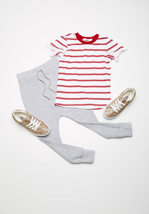 dailyfriday - Kids girls traveller pants - grey 
