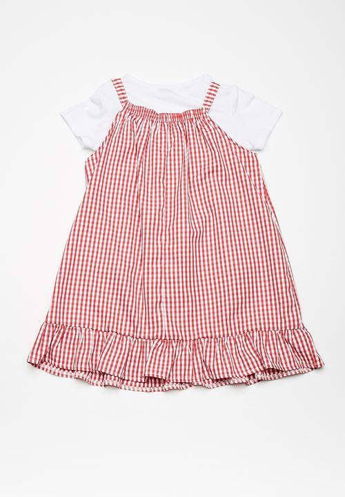 dailyfriday - Gingham dress - red & white 