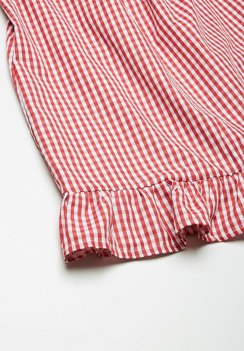 dailyfriday - Gingham dress - red & white 