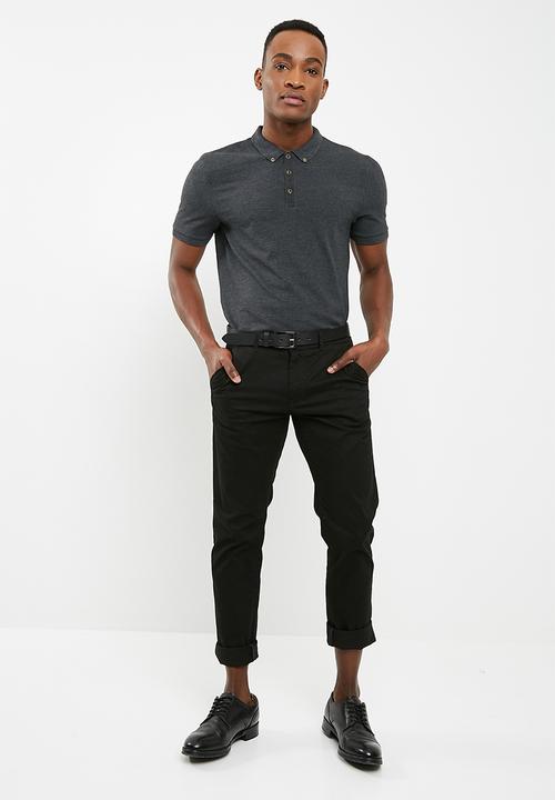 Superbalist - Pique slim fit polo 2 pack - grey & green 