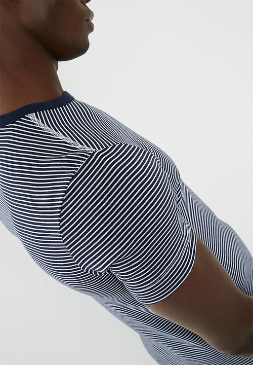 G-STAR - Ciaran stripe tee - navy 
