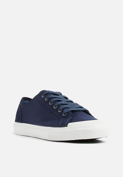 basicthread - Canvas  sneaker - navy