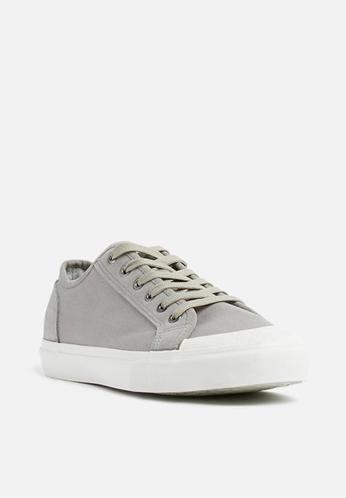 basicthread - Canvas sneaker- grey