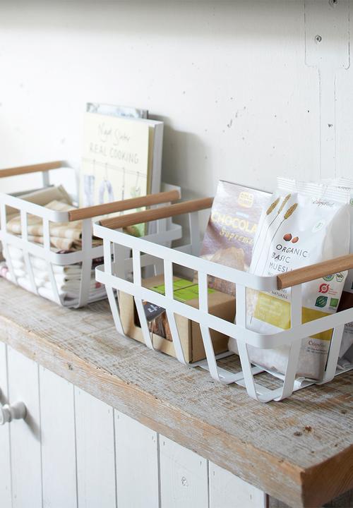 Yamazaki - Tosca storage basket - white