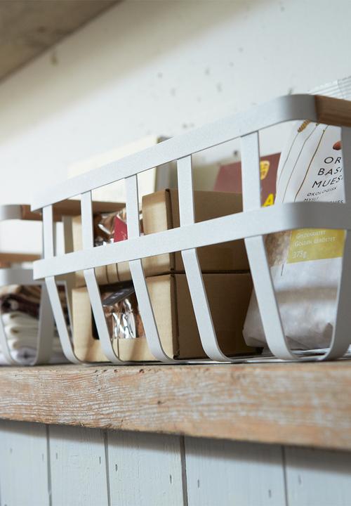 Yamazaki - Tosca storage basket - white