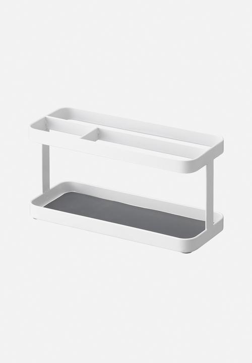 Yamazaki - Tower tablet & remote control rack - white