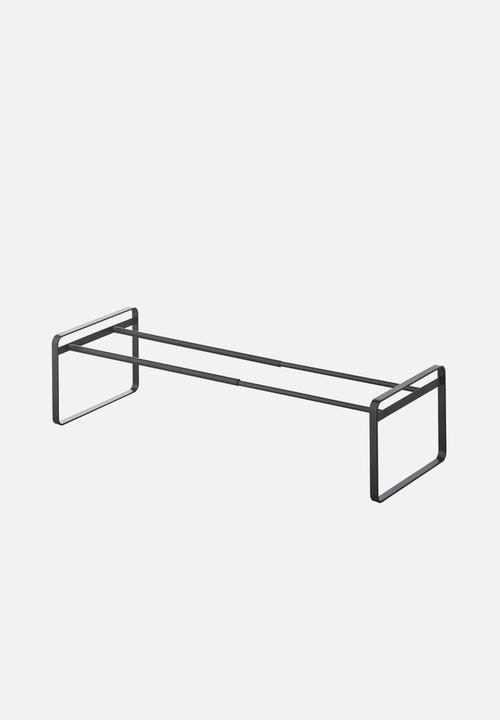 Yamazaki - Expandable 1 tier shoe rack - black
