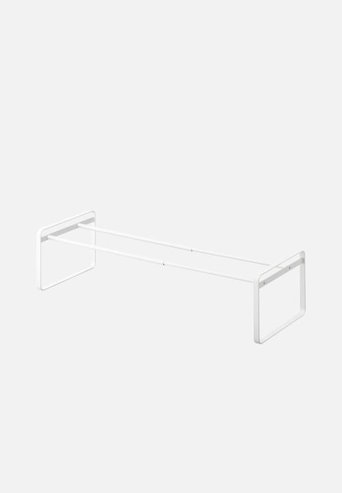 Expandable 1 Tier Shoe Rack White Yamazaki Storage Organisation Superbalist Com