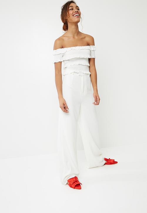 Vero Moda - Gaston off shoulder top - white 