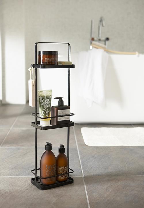 Yamazaki - Tower bath rack - black