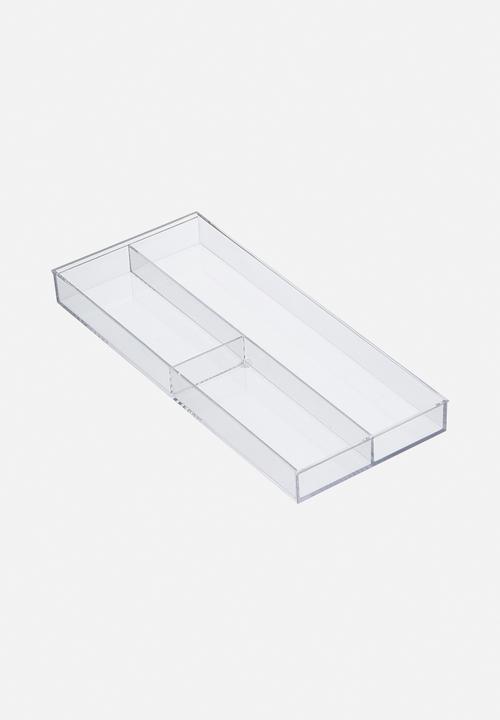 Yamazaki - Tower extendable desk organizer - white