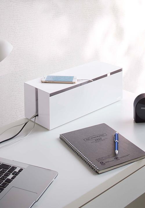 Yamazaki - Web cable box - white