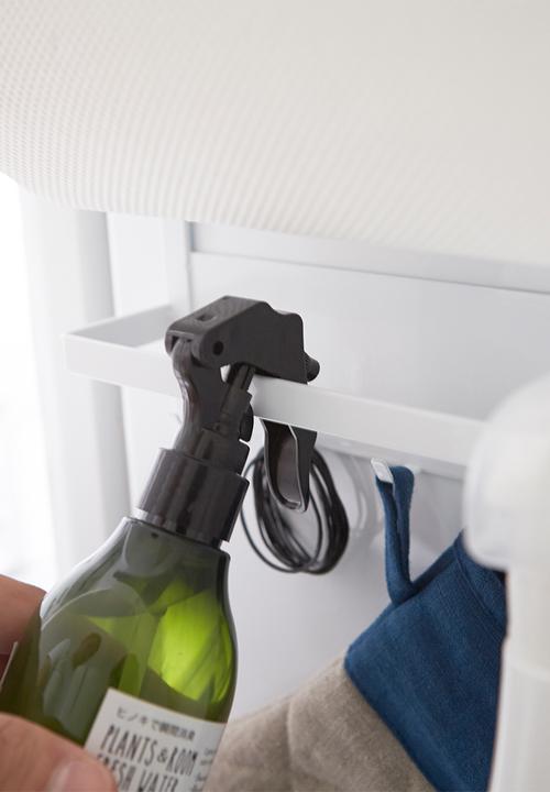 Yamazaki - Tower magnetic refrigerator side rack - white