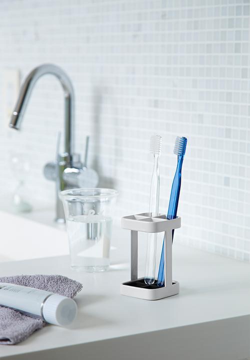 Yamazaki - Slim toothbrush stand - white