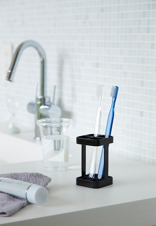 Yamazaki - Slim toothbrush stand - black