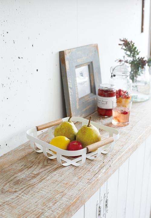 Yamazaki - Tosca kitchen basket - white