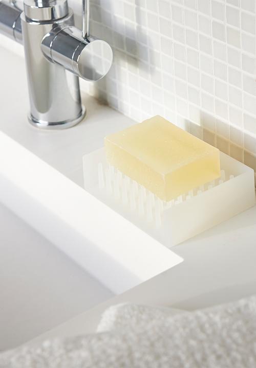 Yamazaki - Float silicone soap tray - white