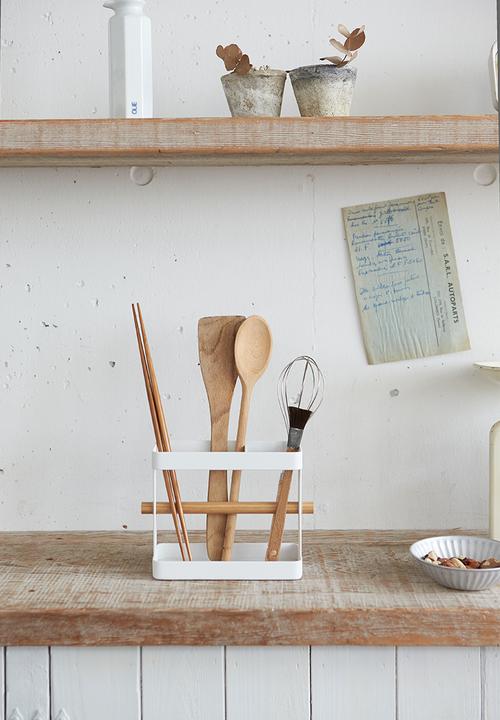Yamazaki - Tosca kitchen tool stand - white