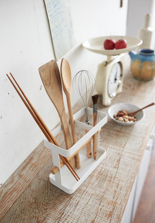 Yamazaki - Tosca kitchen tool stand - white