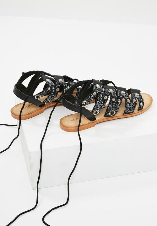 Vero Moda - Tyra leather sandal - black 
