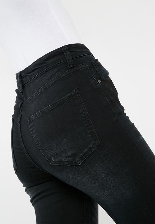 Superbalist - Raw hem skinny - black