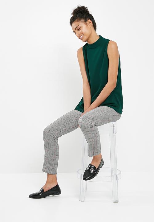 Superbalist - Turtle neck blouse with wrap back - green