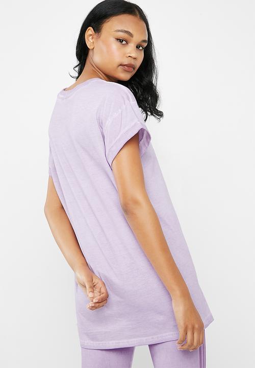 adidas Originals - Purglo loose boyfriend tee - purple