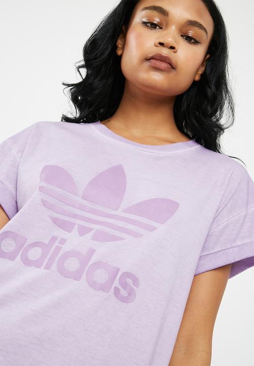 adidas Originals - Purglo loose boyfriend tee - purple