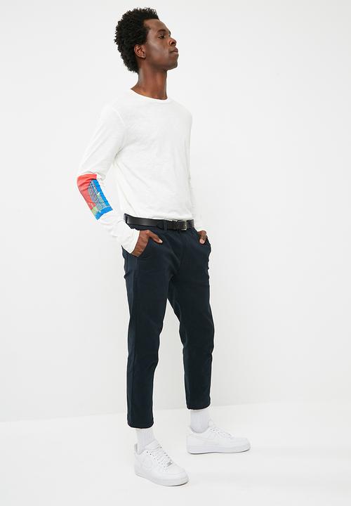 Jack & Jones - Moven long sleeve tee - white 