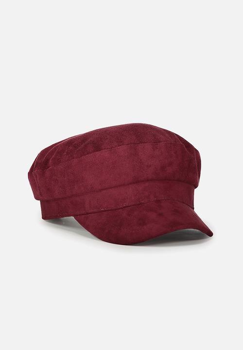 suede baker boy hat