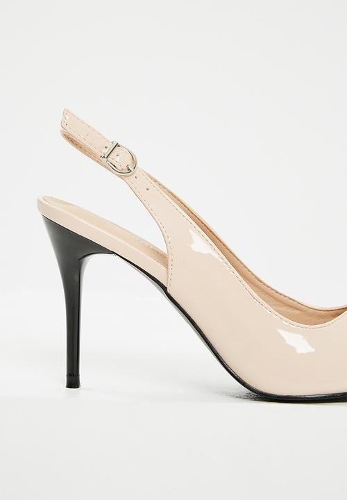 Superbalist - Pointed toe patent heel - neutral
