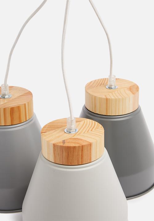 Sixth Floor - Cluster pendant - tonal grey 