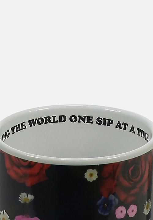 Typo - Anytime mug - blue floral