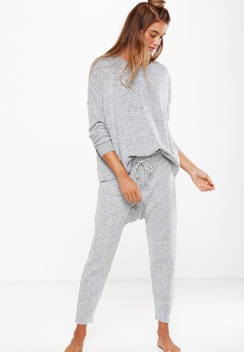 Cotton On - Super soft  lounge top - grey 