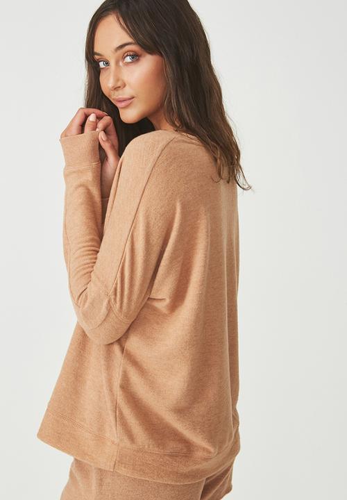 Cotton On - Super soft  lounge top - beige