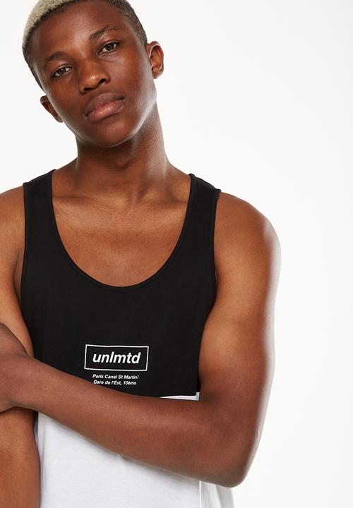 Cotton On - Tbar printed tank - black & white
