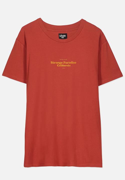 Cotton On - Dylan tee - red 
