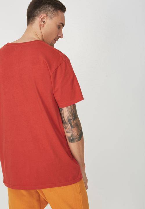 Cotton On - Dylan tee - red 