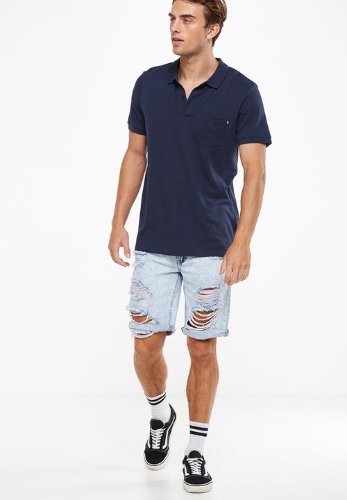 Cotton On - Icon polo - navy