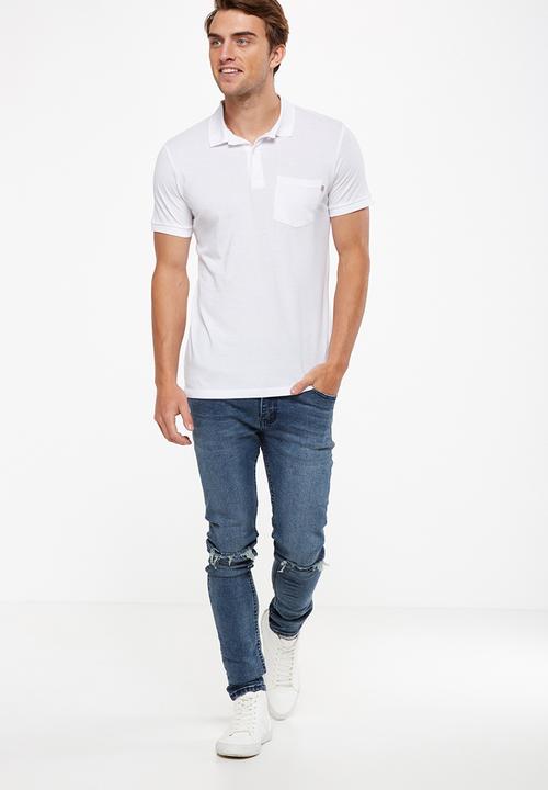 Cotton On - Icon Polo - white