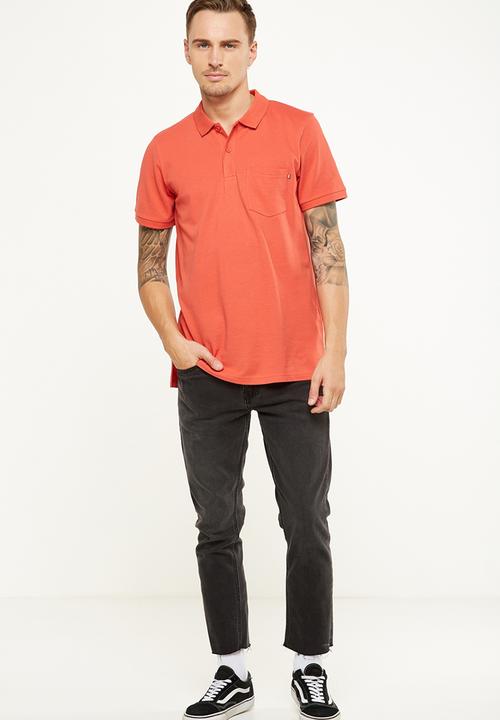 Cotton On - Icon polo - red 