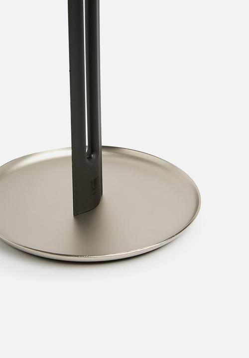 Umbra - Key hole paper towel holder - black & silver 