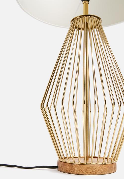 Sixth Floor - Alatea table lamp - gold