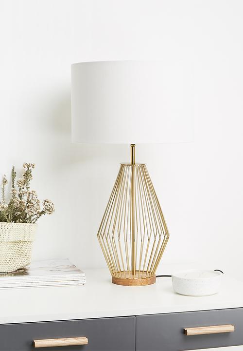 Sixth Floor - Alatea table lamp - gold
