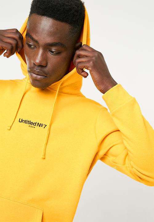 Cotton On - Fleece pullover untitled no.7 - yellow 