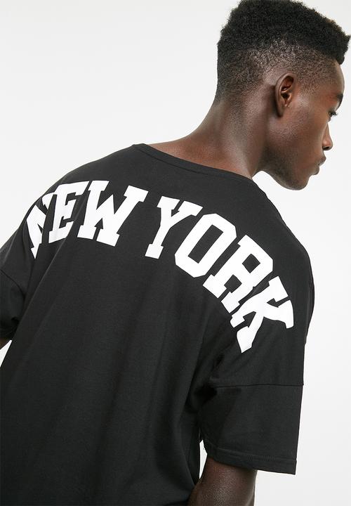 Cotton On - Drop shoulder long - black 