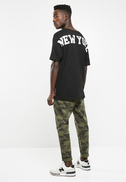Cotton On - Drop shoulder long - black 