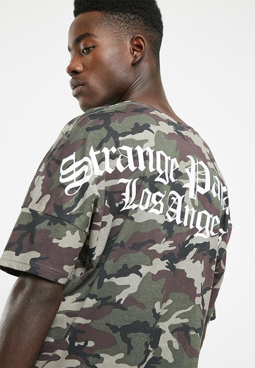 Cotton On - Drop shoulder longline tee - multi