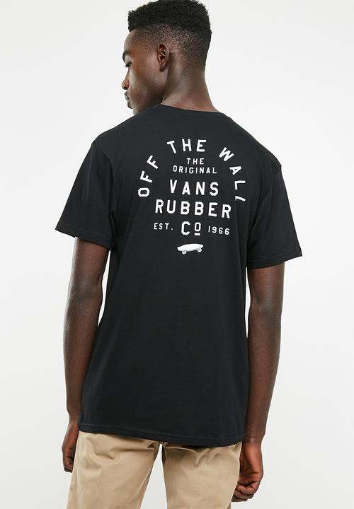 Vans - Stacked rubber short sleeve tee - black