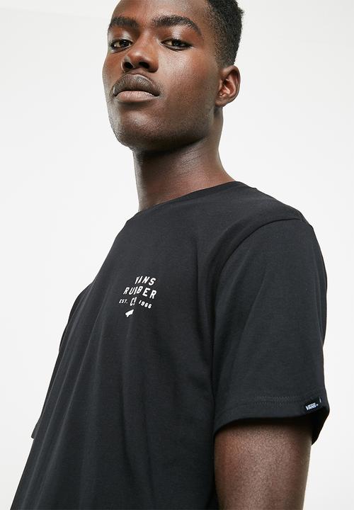 Vans - Stacked rubber short sleeve tee - black